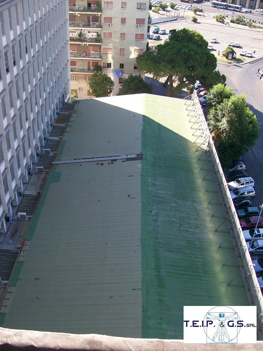 edificio a Roma con membrane elastoplastomeriche 2008